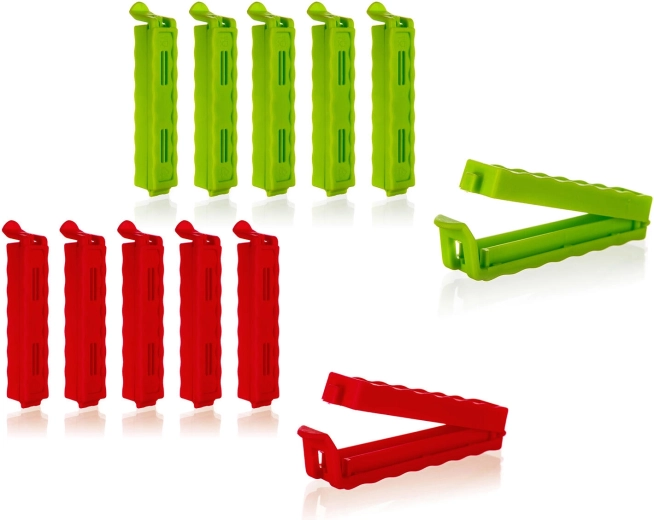 Clip per chiudere i sacchetti Culinaria 8,5 cm, 6 pz (mix di colori)