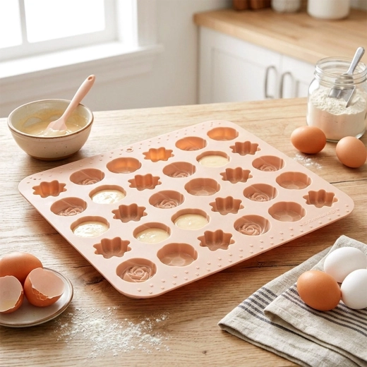 Non-stick, fleksibel silikone