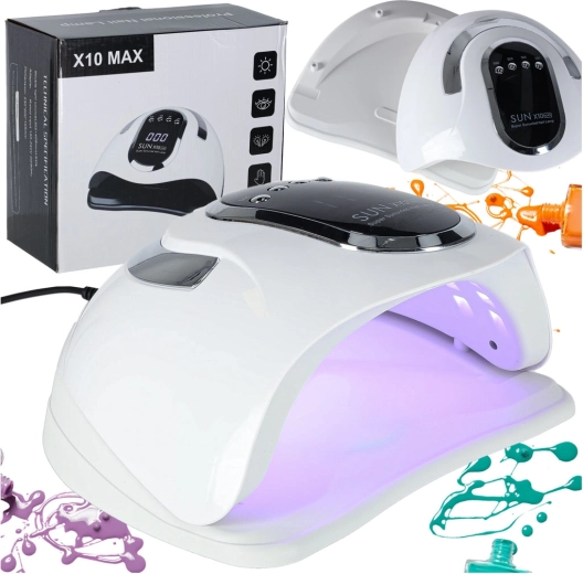 Lampe UV/LED pour ongles SUN X10 280 W, 45 LED avec minuteur