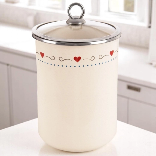 Kvalitets emaljeret stål i elegant design