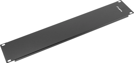 19'' 2U fekete vakpanel rack szekrényhez