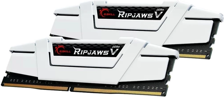Memoria DDR4 32 GB (2×16 GB) G.Skill Ripjaws V 3600 MHz CL18 bianca