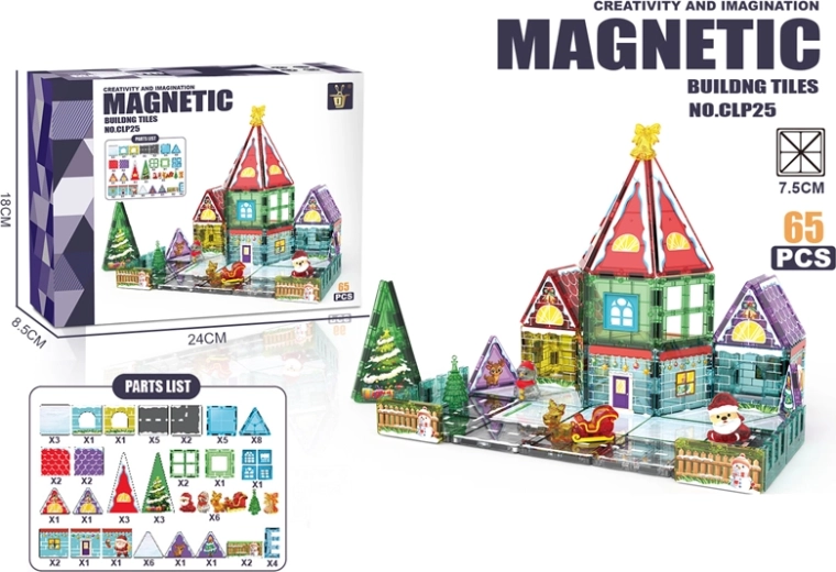 Construction magnétique Maison de Saint Nicolas – 65 pièces