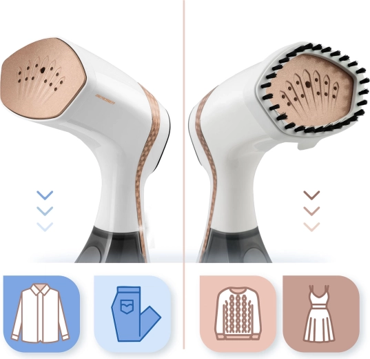 Two attachments for smooth and delicate fabrics