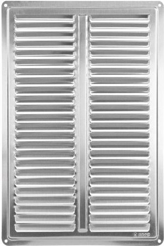 Stainless steel vent grille 200 × 300 mm