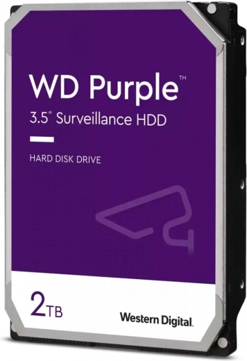 WD Purple 2TB harde schijf voor bewaking
