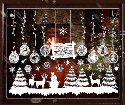 Christmas Window Stickers – Christmas Trees
