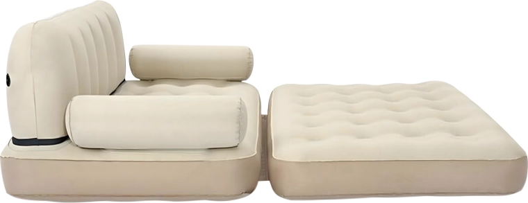 Udoben raztegljiv kavč in polnovredna postelja