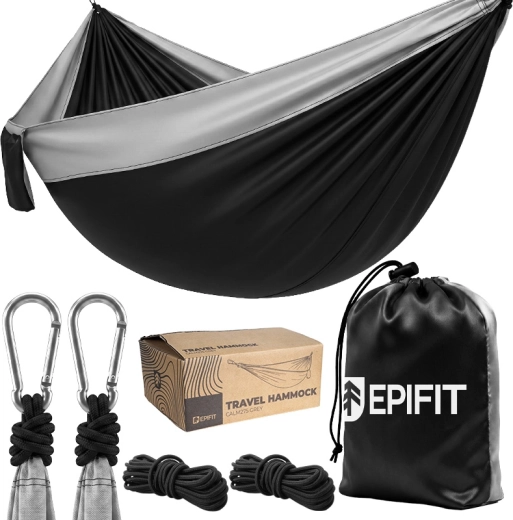 Toeristische hangmat Calm 275 grijs