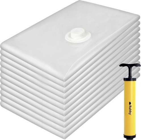 Set di sacchetti sottovuoto 50 × 70 cm, 10 pz con pompa manuale RUHHY