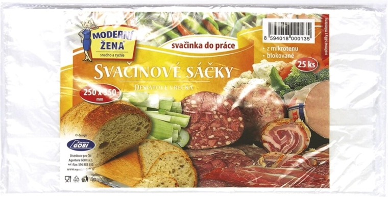 Sacchetti per snack 25 × 35 cm, 25 pz