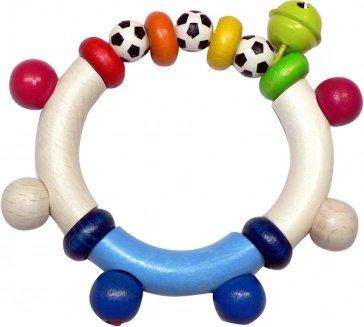 Sonaglio in legno con campanellino – calcio