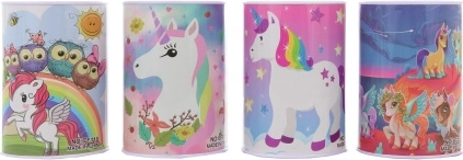 Metal Piggy Bank Unicorn