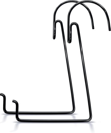 Supporto metallico per fioriere Rato case nero
