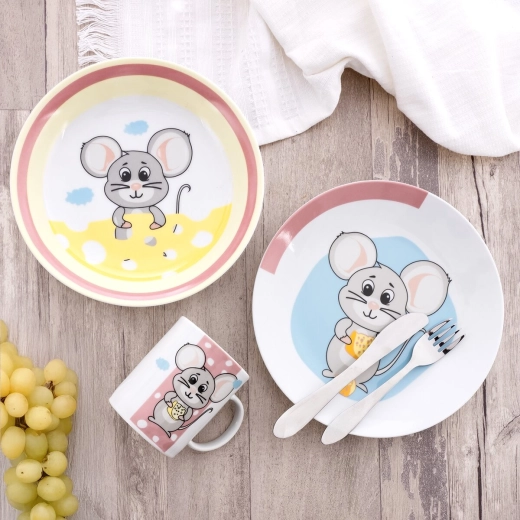 Si abbina perfettamente alla tavola dei bambini