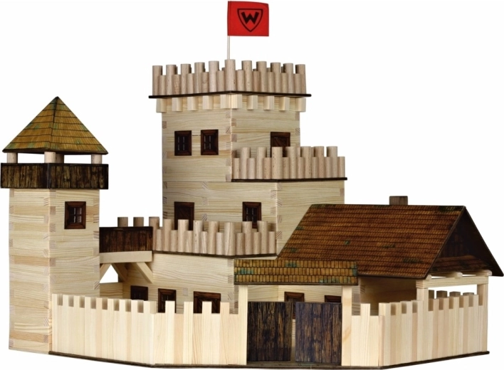 Houten bouwpakket kasteel Walachia 1:32