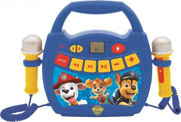 Lettore karaoke digitale con effetti luminosi Paw Patrol