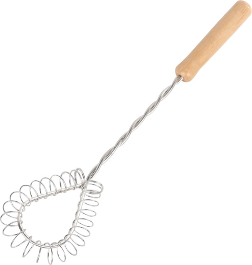 Hand-Milchaufschäumer mit Holzgriff