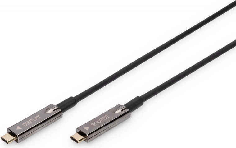Active hybrid USB‑C–USB‑C cable, 4K 60 Hz, 10 m