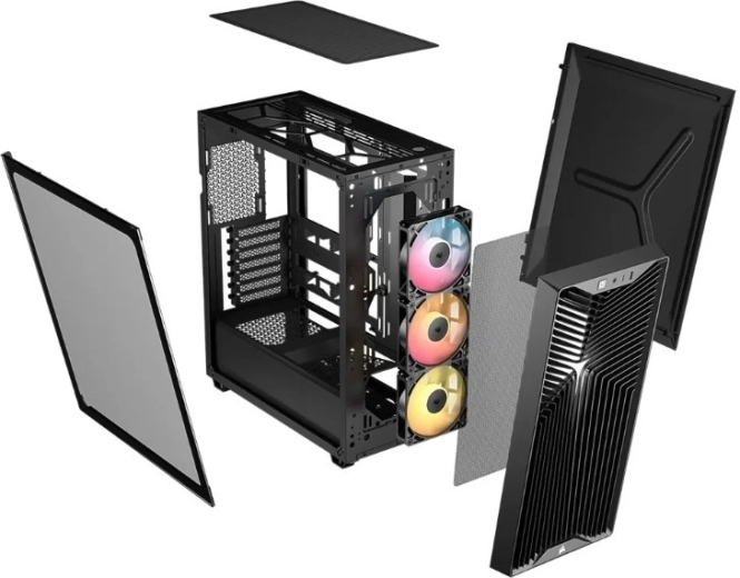 Struttura modulare e 3× RS120 ARGB inclusi