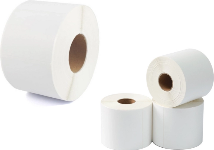 Thermische selbstklebende Etiketten 100x150mm weiß, 500 Stk.