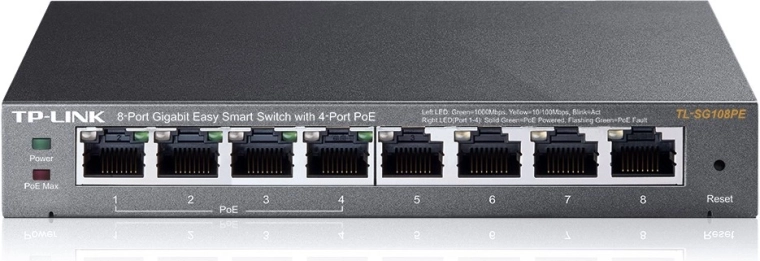 TP-Link 8-Port Gigabit Smart Switch with 4-Port PoE