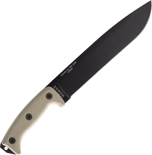 1095 steel blade with black finish