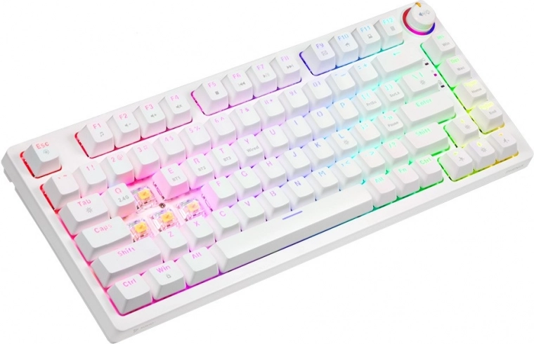 Tastiera meccanica Phenix White Gateron Yellow