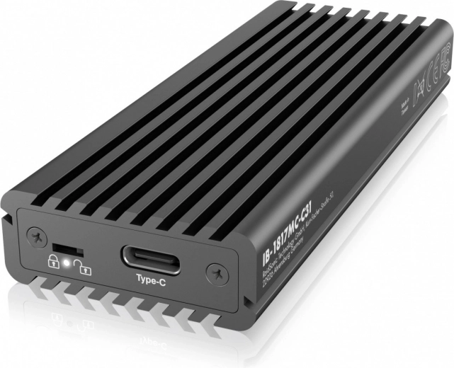 Externé hliníkové puzdro pre M.2 NVMe a SATA SSD s USB‑C 10 Gb/s – ICY BOX
