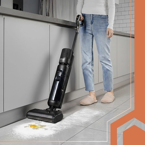 Vacuuming and mopping in one step