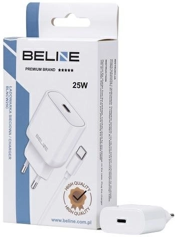 25 W GaN USB‑C Wall Charger + USB‑C Cable – White