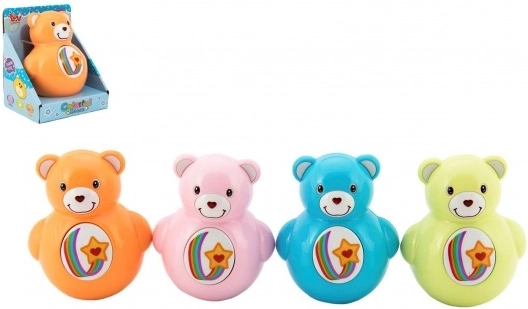 Roly Poly Bear Squeaky Toy for Children