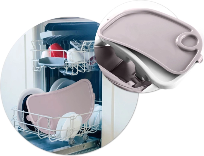 Vassoio removibile con inserto, ideale per una pulizia rapida