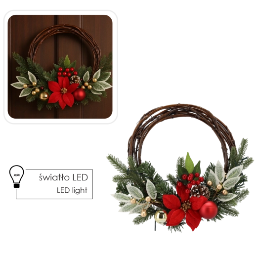 Design rouge‑or élégant