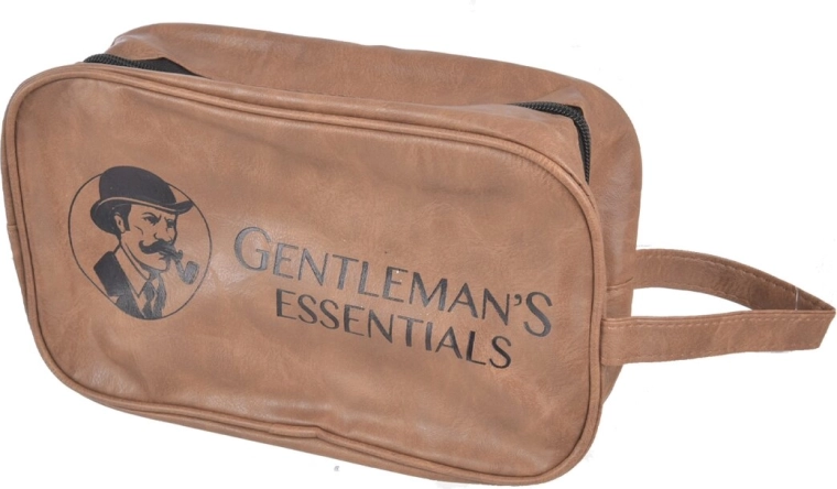 Kosmetikpung Gentleman brun 26 × 15 × 10 cm
