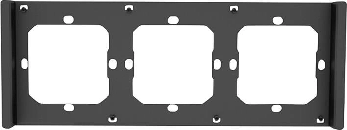 Cadre pour interrupteur SONOFF M5 80 triple gris-noir