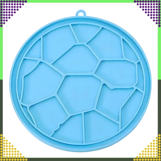 Tapis de léchage en silicone bleu pour chiens et chats
