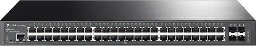 Řízený L2+ switch JetStream s 48 gigabitovými porty a 4 SFP+ 10Gb sloty