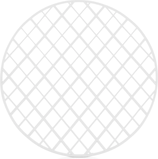 Round protective sink mat 32.5 cm white