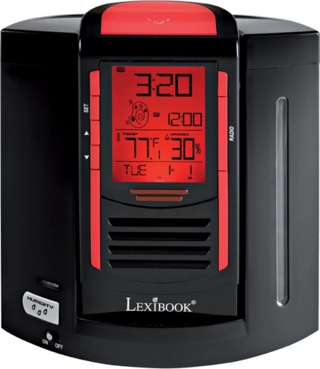 Radio-réveil avec humidificateur d’air intégré