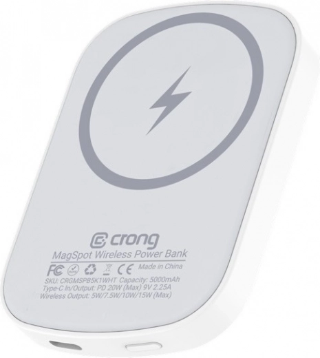 Wireless Power Bank MagSpot with MagSafe 5000mAh and USB-C 20W PD