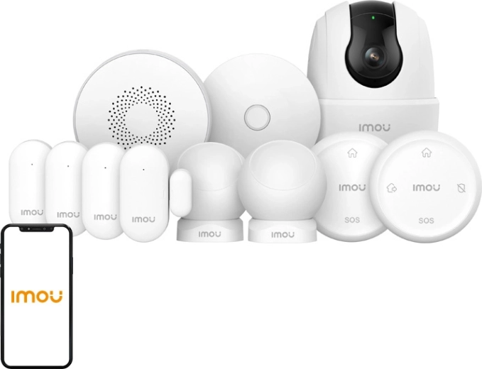 IMOU home alarm kit with Ranger 2C camera