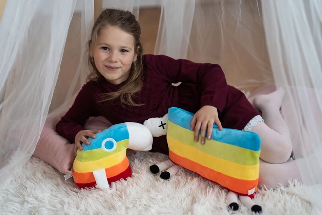 Plush Pillow Rainbow D ABC