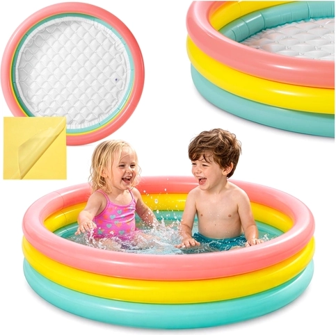 INTEX Children's Inflatable Paddling Pool with Soft Bottom