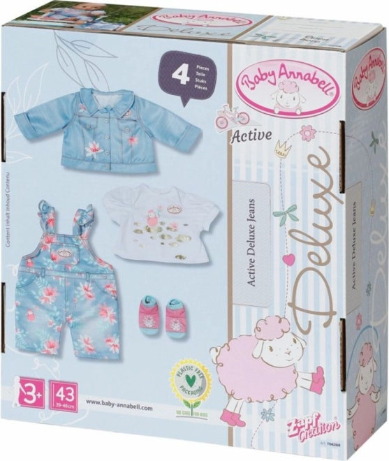 Baby Annabell Deluxe Denim Pants for Doll