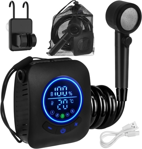 LED display: water temperature and charge status under control