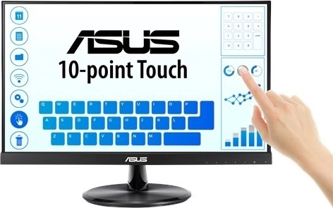 Monitor 21,5 pollici FHD IPS Touch 10P HDMI D-SUB USB Altoparlante