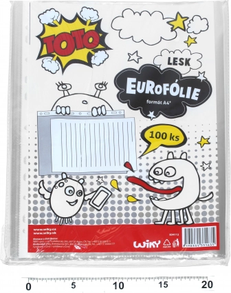 Transparent hanging document sleeve A4 - gloss