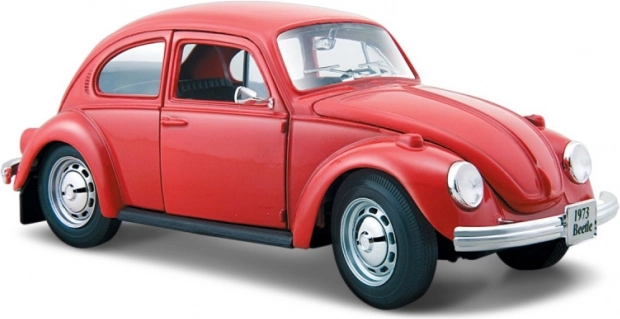 Model Volkswagen Beetle 1973 Red