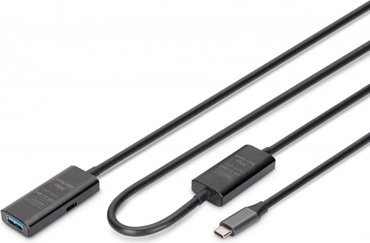 Cavo di prolunga attivo USB-C - USB-A 10m, USB 3.2 Gen1 5Gbps